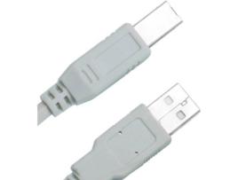 Cabo de Dados JOU JYE COMPUTER (USB A - USB B - 1.8 m - Bege)