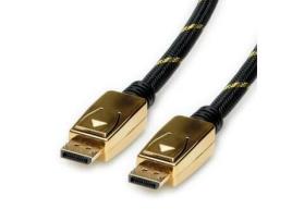 Cabo ROLINE GOLD (DisplayPort - 3m - Preto)