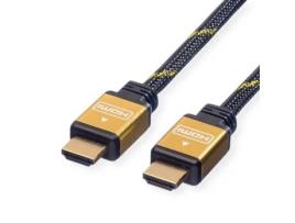 Cabo ROLINE GOLD (HDMI - 7.5m - Preto)