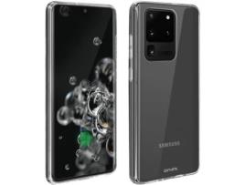 Capa e Película de Vidro Temperado Samsung Galaxy S20 Ultra 4SMARTS PACK-4SMA-S20U Cinzento