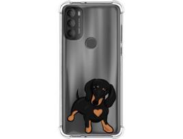 Capa Motorola Moto G71 5G TUMUNDOSMARTPHONE Desenhos Antigolpes Cães 04 Multicor