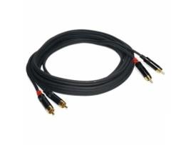 Cabo de Audio 2X Rca 5 Metros Profissional Master Audio