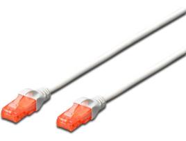 Cabo de Rede DIGITUS (RJ45 - 50 cm - Branco)