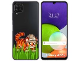 Capa Samsung Galaxy A22 4G / M22 TUMUNDOSMARTPHONE Desenhos Transparente Multicor