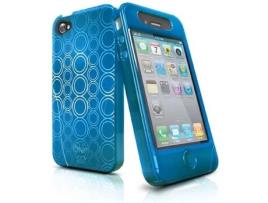 Capa iPhone 4/ 4s ISKIN Solo Azul