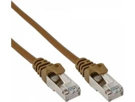 Cabo de Rede INLINE (RJ45 - 1.5 m - Castanho)