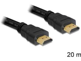 Cabo HDMI DELOCK (20 m - Preto)