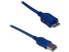 Cabo de Dados LINEAIRE (USB A - USB B - 1.8 m - Azul)