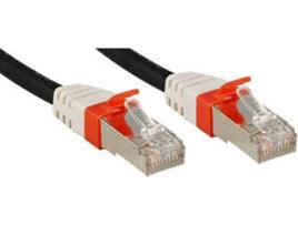 Cabo de Rede LINDY (RJ45 - 50 cm - Preto)