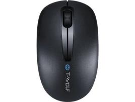 Rato T-WOLF Q3 (Preto - Bluetooth - Regular - 1200 dpi)