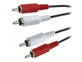 Cabo 2X Rca Macho / Macho 10 Metros
