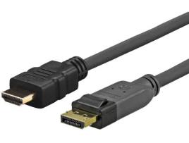 Cabo HDMI DisplayPort VIVOLINK  (Preto - 10m)