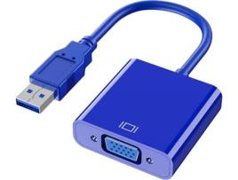 Conversor HOWEI USB to Connected to Monitor (Azul)