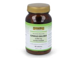 Suplemento Alimentar GINKGO Ginkgo Biloba Std. 60Cap. 60Mg. Naturemost