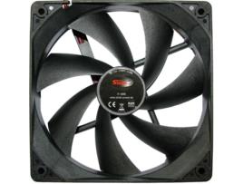 Inter-Tech F-120-S Caixa de Computador Ventoinha 12 Cm Preto