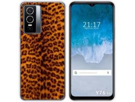 Capa para Vivo Y76 5G TUMUNDOSMARTPHONE Desenhos Animal 03 Multicor