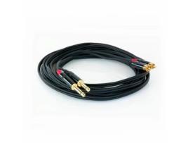 Cabo 2X Jack 6.35Mm / 2X Rca Alta Qualidade 5 Metros Master Audio