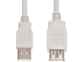Cabo de Dados E+P (USB A - 3 m - Cinzento)