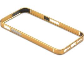 Capa iPhone 5, 5s ALUMINIUM Alu02 Dourado