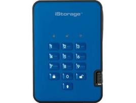 Disco SSD Externo ISTORAGE diskAshur 2 (4 TB - USB 3.1 - 294 MB/s)