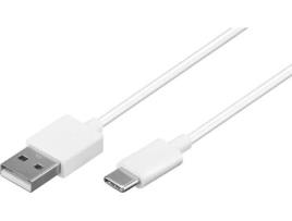 Cabo USB GOOBAY USB C/Micro-USB A 1 m Macho/Macho Branco