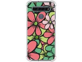 Capa LG K61 TUMUNDOSMARTPHONE Desenhos Antigolpes Flores 02 Multicor