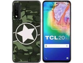 Capa TCL 20 5G TUMUNDOSMARTPHONE Camuflagem 01 Multicor