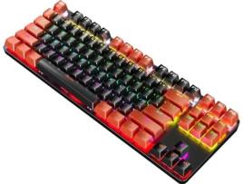 Teclado WELUOT K200 87 Key RGB Backlight (Layout Inglês - Multicores)