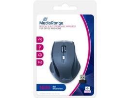 Rato MEDIARANGE MROS203 (Wireless - Casual - 1600 dpi - Preto)