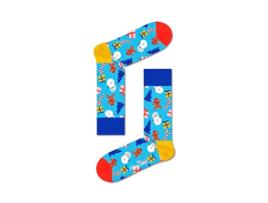 Pack de 3 Meias HAPPY SOCKS Gift Box 41/46 EU  (Algodão - Verde)