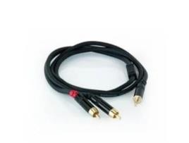 Cabo Jack 3,5Mm Macho Stereo / 2X Rca Macho -1 Metro Master Audio