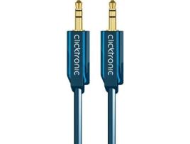 Cabo de Áudio CLICKTRONIC (Jack 3.5mm - 10 m - Azul)