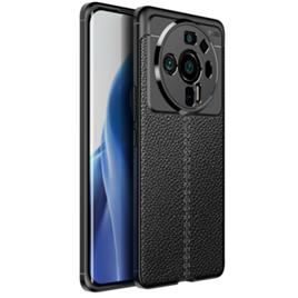 Capa Rugged Leather Samsung Xiaomi 12s Ultra Preto