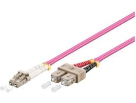 Cabo Fibra Ótica ALCASA (LC - SC - 20 m - Roxo)