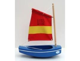 Barco TIROT Madeira - Branco - 22 cm)