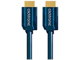 Cabo HDMI CLICKTRONIC (12.5 m - Azul)