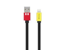 Cabo Usb Iphone Lightning 8-Pin Licence Minnie Skirt Red