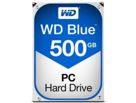 Disco HDD Interno WESTERN DIGITAL Blue 3.5' 500GB 7200 RPM III (500 GB - SATA - 7200 RPM)
