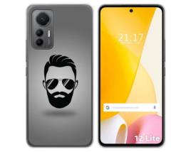Capa Silicone para Xiaomi 12 Lite 5G Desenho Barba