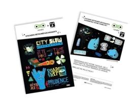 Stickers RAINETTE Branco - 13 x 15,5 cm)