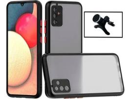 Kit Capa Traseira Proteção Camara + Suporte Magnético Samsung Galaxy M52 5G GIFT4ME Preto