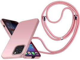 Capa iPhone 12 Mini Antiimpacto Turtleshell Rígida com Fita Rosa