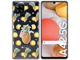 Capa Samsung Galaxy A42 5G TUMUNDOSMARTPHONE Desenhos Transparente Multicor