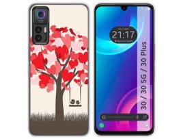 Capa para TCL 30 / 30 5G / 30 Plus TUMUNDOSMARTPHONE Desenhos Passarinhos Multicor