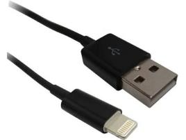 Cabo de Dados OMENEX (Lightning - USB A - Preto)