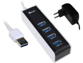 Hub HEDEN HUBUSB3E4A (USB - 5000 Mbit/s)