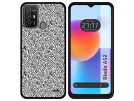 Capa para ZTE Blade A52 TUMUNDOSMARTPHONE Desenhos Letras Multicor
