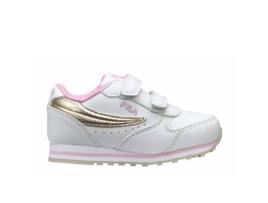 Ténis FILA Orbit Velcro Inf (Branco - Couro Natural- 25)
