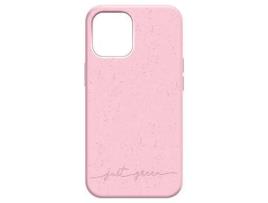 Capa para iPhone 12 Mini JUST GREEN rosa reciclável