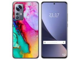 Capa para Xiaomi 12 / 12X 5G TUMUNDOSMARTPHONE Desenhos Mármore 15 Multicor